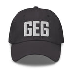 GEG Airport Code Embroidered Dad Hat Spokane Washington