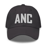 ANC Airport Code Embroidered Dad Hat Anchorage Alaska