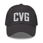 CVG Airport Code Embroidered Dad Hat Kentucky