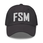 FSM Airport Code Embroidered Dad Hat Fort Smith Arkansas