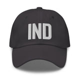 IND Airport Code Embroidered Dad Hat Indianapolis Indiana