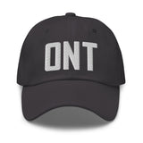 ONT Airport Code Embroidered Dad Hat Ontario California