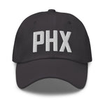 PHX Airport Code Embroidered Dad Hat Phoenix Arizona