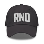 RNO Airport Code Embroidered Dad Hat Reno Nevada