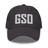 GSO Airport Code Hat Embroidered Hat Greensboro North Carolina Dad Hat Travel Gift Baseball Cap Airbnb Host Gift Real Estate City Hats - CRE PYT