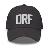 ORF Airport Code Hat Embroidered Hat Norfolk Virginia Dad Hat Travel Gift Baseball Cap Airbnb Host Gift City Hats - CRE PYT