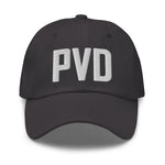 PVD Airport Code Hat Embroidered Hat Warwick Rhode Island Dad Hat Travel Gift Baseball Cap Airbnb Host Gift Real Estate City Hats - CRE PYT