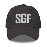 SGF Airport Code Hat Embroidered Hat Springfield Missouri Dad Hat Travel Gift Baseball Cap Airbnb Host Gift Real Estate City Hats - CRE PYT