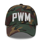 PWM Airport Code Embroidered Dad Hat Portland Maine Hat