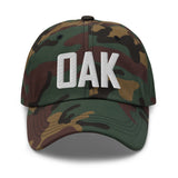 OAK Airport Code Embroidered Dad Hat Oakland California