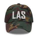 LAS Airport Code Embroidered Dad Hat Las Vegas Nevada