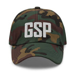 GSP Airport Code Embroidered Dad Hat Greenville Spartanburg Greer South Carolina