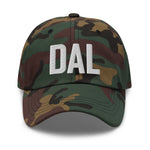 DAL Airport Code Embroidered Dad Hat Dallas Texas Fort Worth