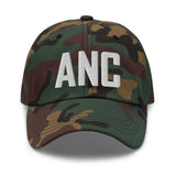 ANC Airport Code Embroidered Dad Hat Anchorage Alaska