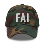 FAI Airport Code Embroidered Dad Hat Fairbanks Alaska