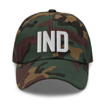 IND Airport Code Embroidered Dad Hat Indianapolis Indiana