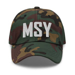 MSY Airport Code Embroidered Dad Hat New Orleans Louisiana