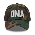 OMA Airport Code Embroidered Dad Hat Omaha Nebraska