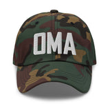 OMA Airport Code Embroidered Dad Hat Omaha Nebraska