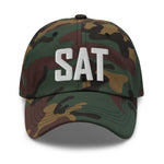 SAT Airport Code Embroidered Dad Hat San Antonia Texas