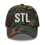 STL Airport Code Embroidered Dad Hat St Louis Missouri