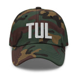 TUL Airport Code Hat Embroidered Hat Tulsa Oklahoma Dad Hat Travel Gift Baseball Cap Airbnb Host Gift Real Estate City Hats - CRE PYT