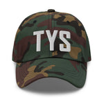 TYS Airport Code Hat Embroidered Hat Alcoa Knoxville Tennessee Dad Hat Travel Gift Baseball Cap Airbnb Host Gift Real Estate City Hats - CRE PYT