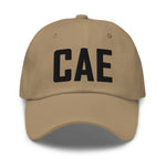 CAE Airport Code Embroidered Dad Hat Columbia SC