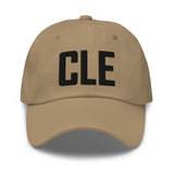 CLE Airport Code Embroidered Dad Hat Cleveland Ohio