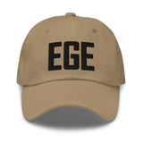 EGE Airport Code Embroidered Dad Hat Vail Colorado Gifts Arapahoe Basin Ski Gifts