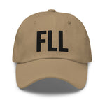 FLL Airport Code Embroidered Dad Hat Fort Lauderdale Hollywood Florida