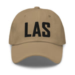 LAS Airport Code Embroidered Dad Hat Las Vegas Nevada