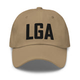 LGA Airport Code Embroidered Dad Hat Queens New York City NY Hat