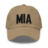 MIA Airport Code Embroidered Dad Hat Miami Florida