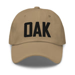 OAK Airport Code Embroidered Dad Hat Oakland California