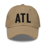 ATL Airport Code Embroidered Dad Hat Atlanta Georgia