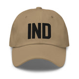 IND Airport Code Embroidered Dad Hat Indianapolis Indiana