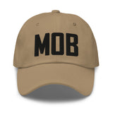 MOB Airport Code Embroidered Dad Hat Mobile Alabama