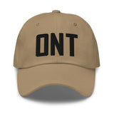 ONT Airport Code Embroidered Dad Hat Ontario California