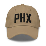 PHX Airport Code Embroidered Dad Hat Phoenix Arizona