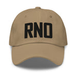 RNO Airport Code Embroidered Dad Hat Reno Nevada