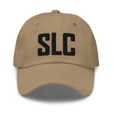 SLC Airport Code Embroidered Dad Hat Salt Lake City Utah