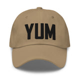 YUM Airport Code Embroidered Dad Hat Yuma Arizona