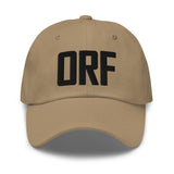 ORF Airport Code Hat Embroidered Hat Norfolk Virginia Dad Hat Travel Gift Baseball Cap Airbnb Host Gift City Hats - CRE PYT