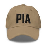 PIA Airport Code Hat Embroidered Hat Peoria Illinois Dad Hat Travel Gift Baseball Cap Airbnb Host Gift Real Estate City Hats - CRE PYT