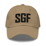 SGF Airport Code Hat Embroidered Hat Springfield Missouri Dad Hat Travel Gift Baseball Cap Airbnb Host Gift Real Estate City Hats - CRE PYT