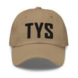 TYS Airport Code Hat Embroidered Hat Alcoa Knoxville Tennessee Dad Hat Travel Gift Baseball Cap Airbnb Host Gift Real Estate City Hats - CRE PYT