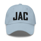 JAC Airport Code Embroidered Dad Hat Jackson Hole Wyoming Jackson WY