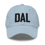 DAL Airport Code Embroidered Dad Hat Dallas Texas Fort Worth