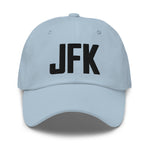 JFK Airport Code Embroidered Dad Hat Queens New York City NY Hat